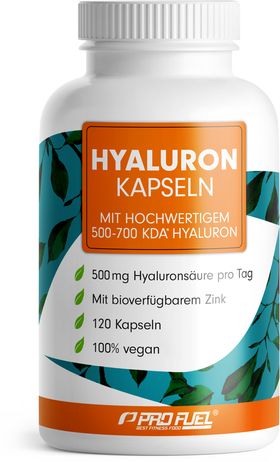 ProFuel - Hyaluron Kapseln - 500 mg Hyaluronsäure pro Tag - Kapseln