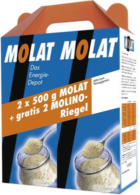 Dr. Grandel MOLAT 2 x 500g + 2 Molino Riegel