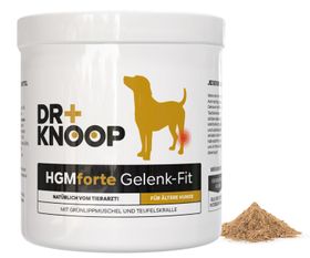 Gelenkpulver Senior HGMforte speziell für alten Hund von Tierarzt Dr. Knoop