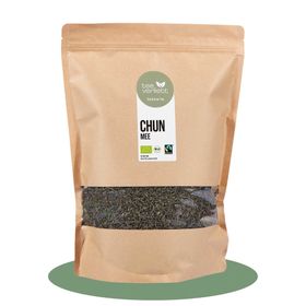 teeverliebt - Chun Mee Bio & Fairtrade loser Grüntee Großpackung I Fein-herb mit leichter Rauchnote