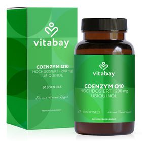 Vitabay Coenzym Q10 Ubiquinol 200 mg Bioaktiv - Hochdosiert