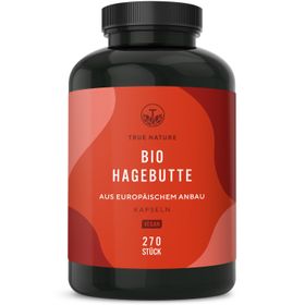 TRUE NATURE® Bio Hagebutten Kapseln - 650 mg - EU Anbau