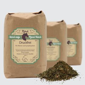 Hand aufs Pferd/Hund Nieren Kräuter Druckfrei