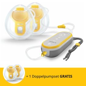 MEDELA Milchpumpe FREESTYLE + Gratis-Set eins nutzen, eins spülen