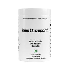 HEALTH & SPORT Multi Vitamin Mineral Komplex Kapseln - Für Energie & Leistung