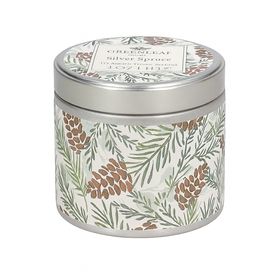 Silver Spruce – Dosenkerze mit fruchtig-warmem Wohlfühlduft