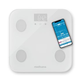 medisana BS 600 Körperanalysewaage mit W-LAN oder Bluetooth - Personenwaage mit Körperanalyse App