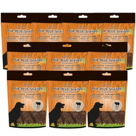 Schecker Kausnack - PUR Plus Kaustreifen Schaf + Karotte