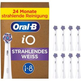 Aufsteckbürsten Oral-B iO Strahlendes Weiss 8 Stück weiß