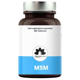 MSM - 365 Tabletten - organischer Schwefel - Für das Wohlbefinden
