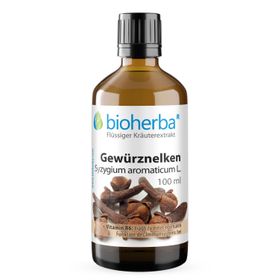Bioherba Gewürznelken Syzygium aromaticum  L. Tropfen Tinktur 100 ml