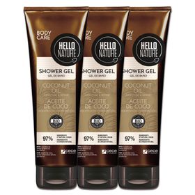 Hello Nature Duschgel mit Kokosöl BIO Sanfte Körperpflege Naturkosmetik