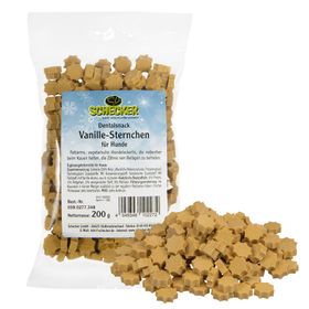 Schecker - Dentalsnack Vanille-Sternchen für Hunde
