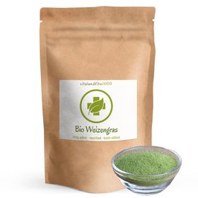 vitalundfitmit100® Bio Weizengras Pulver