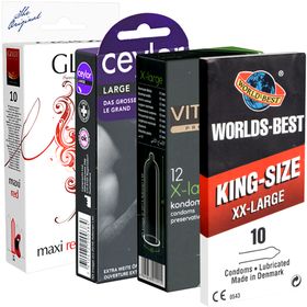 Kondomotheke® B4 XXL Mix - 4 Sorten große Kondome