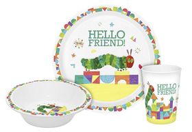 GEDA Kindergeschirr Raupe Nimmersatt - Hello Friend 3-teilig