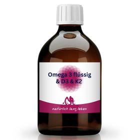 natürlich lang leben Omega 3 flüssig & D3 & K2
