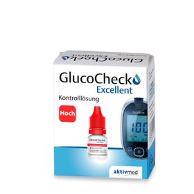 GlucoCheck Excellent Kontrolllösung (hoch)