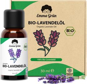 Emma Grün® ätherisches Bio Lavendelöl naturrein & hochdosiert
