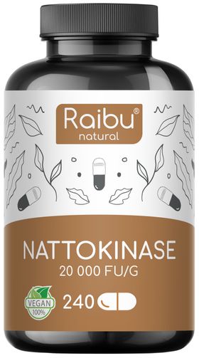 Nattokinase Kapseln Hochdosiert 100 mg - RAIBU