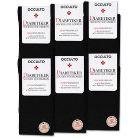 Occulto Socken Herren ohne Naht ohne Gummibund 6er Pack (Modell: Oliver)