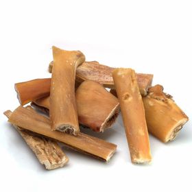 BluePet 100% Rinderkopfhaut Kauplatten, Kauartikel für Hunde, 100% Kopfhaut Rind, Langer Kauspaß