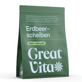 GreatVita gefriergetrocknete Erdbeerscheiben