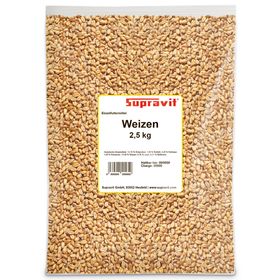 Supravit Weizen Futterweizen - Einzelfuttermittel für Tauben, Vögel, Nager & Geflügel
