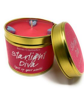 Bomb Cosmetics Starlight Diva Tin Candle