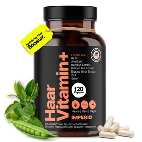 IMPERIO® Haarvitamin+ fördert Haarwachstum, reduziert Haarausfall, stärkt Haare, Haut und Nägel