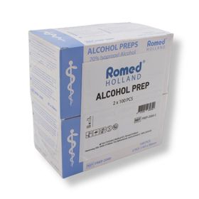 Romed Alkoholtupfer 30 mm, 2-lagig