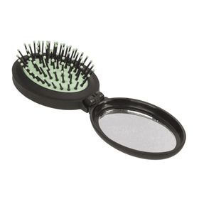OOTB faltbarer Taschenspiegel mit Haarbürste