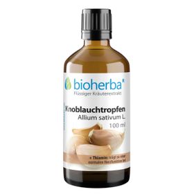 Knoblauchtropfen Allium sativum L. Tinktur 100 ml PZN 17187014