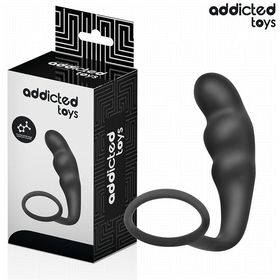 Addicted Toys - Silikon Analplug mit Hodenring
