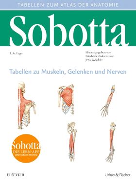 Sobotta Tabellen zu Muskeln, Gelenken und Nerven