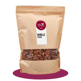 teeverliebt - Vanille Traum loser Früchtetee Großpackung I Aromatisch-weich mit Vanille & Orange