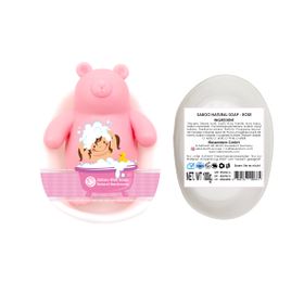 SABOO Naturformseife – Rosa Bär Rose