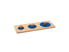 Tribu Box Puzzlebrett mit drei Kreisen