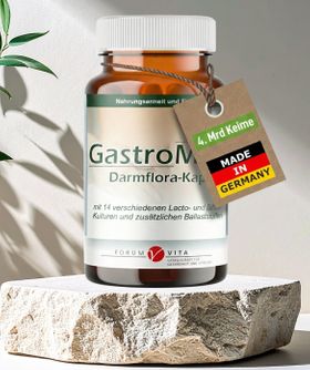 Probiotika mit 4 Mrd. Keimen für Darmflora - Darmkur & Darmsanierung | GastroMod