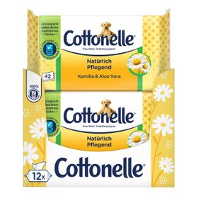 Cottonelle Feuchtes Toilettenpapier Kamille & Aloe Vera Vorteilspack