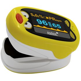 pulox - PO-210B - Finger-Pulsoximeter für Kinder - Gelb