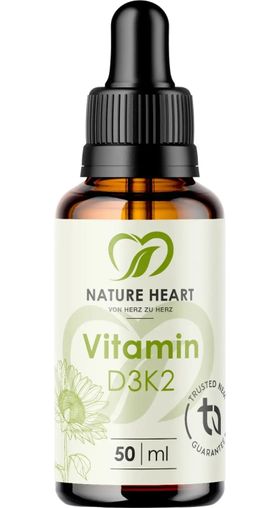 Nature Heart Vitamin D3+K2 Tropfen