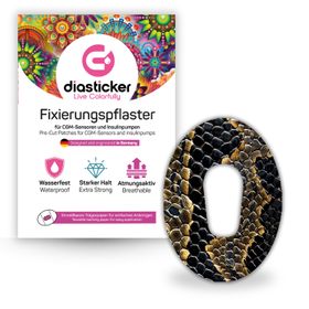 Diasticker® Dexcom G6 Fixiertapes "Desert Snake"