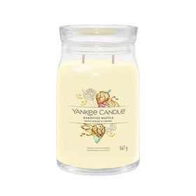 Aromatic candle Signature glass large Banoffee Waffle