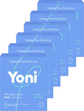 Damenbinden normal ∙ Binden mit Flügeln ∙ 100 % Bio-Baumwolle ∙ Vorratspack ∙ Yoni