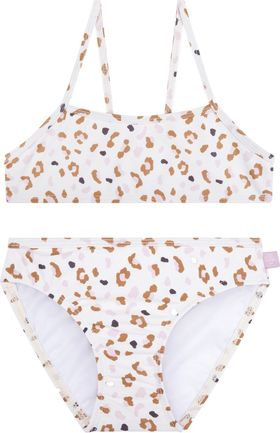 Swim Essentials UVBikini für Mädchen /khaki Leoparden Muster –2 Jahre /2