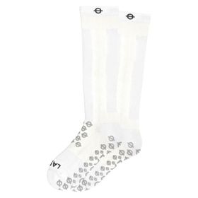 Lasso® Kompressionssocken knielang mit Grip, weiß