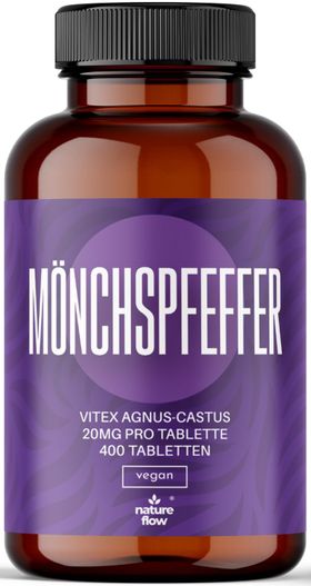 TRUE ELEMENTS Mönchspfeffer Tabletten Hochdosiert - 400 Tabletten - 13 Monate Vorrat