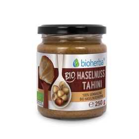Bioherba Bio Haselnuss Tahini 100% gemahlene Bio Hazelnusskerne