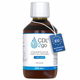 CDL2go - Chlordioxidlösung (CDS/CDL) 0,3% - hochrein & effektive Wasseraufbereitung
